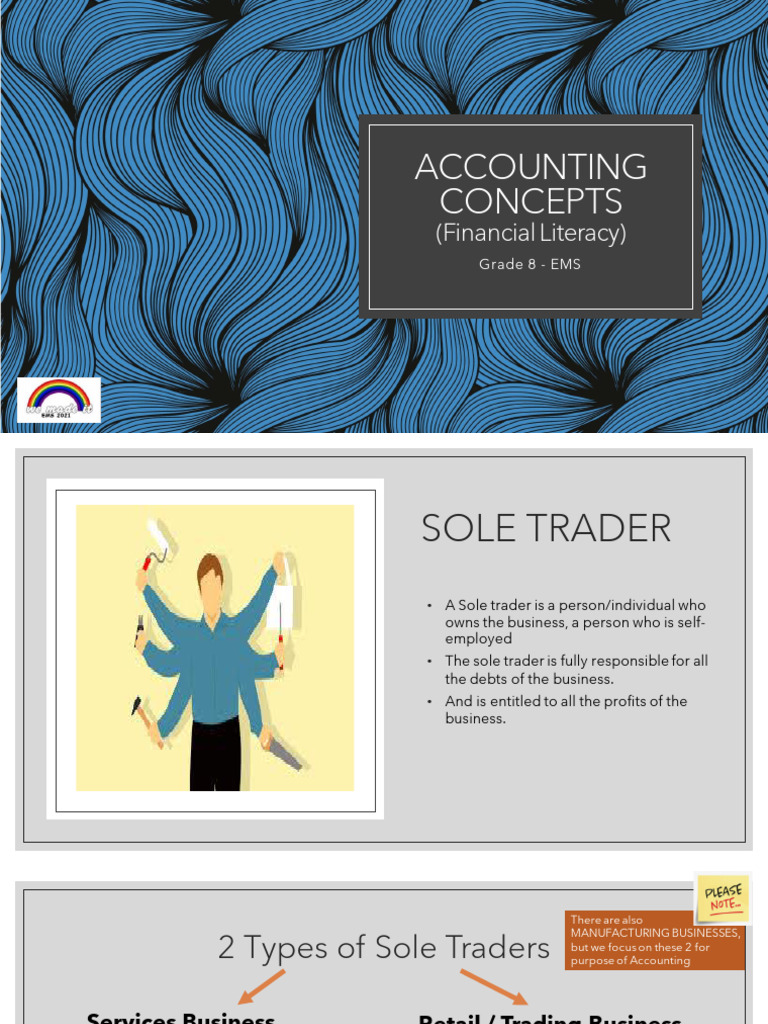 Understanding Sole Trader Accounting | PDF | Debits And Credits | Business
