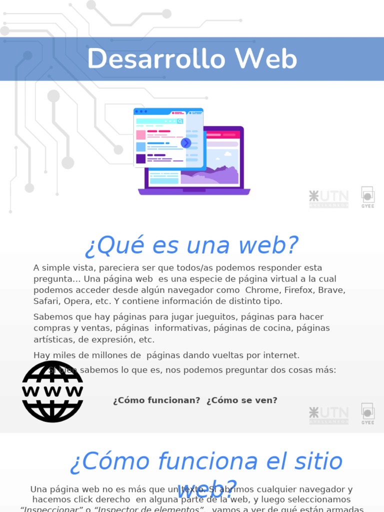 ¿Qué es una página web y cómo funciona? | PDF | Red mundial | Internet ...