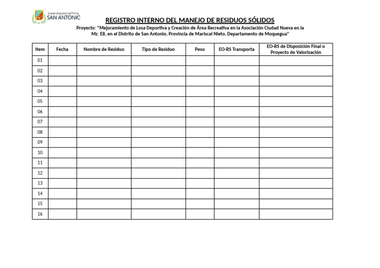 Formato de Registro de Rrss | PDF