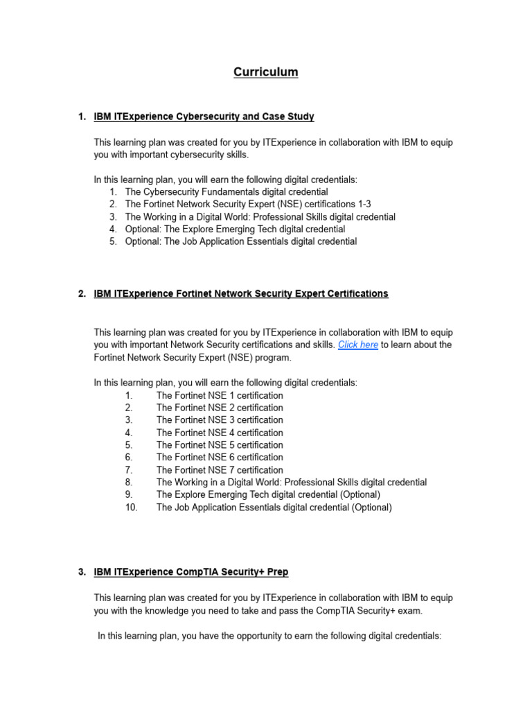 IBM SkillsBuild Curriculum | PDF | File System | System Administrator