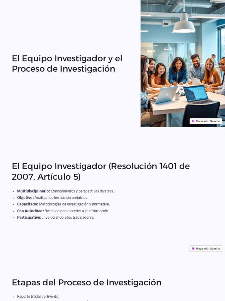 Proceso de Investigación y Análisis de Causas | PDF