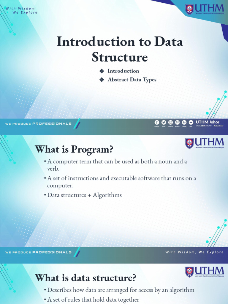 Chapter1c Introductiontodatastructure Pdf Data Type Boolean Data Type