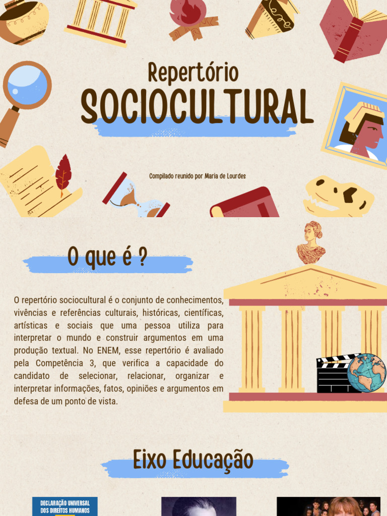 Repertório Sociocultural no ENEM | PDF | Brasil | Violência