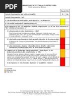 Escala de Columbia | PDF | Suicidio | Salud mental