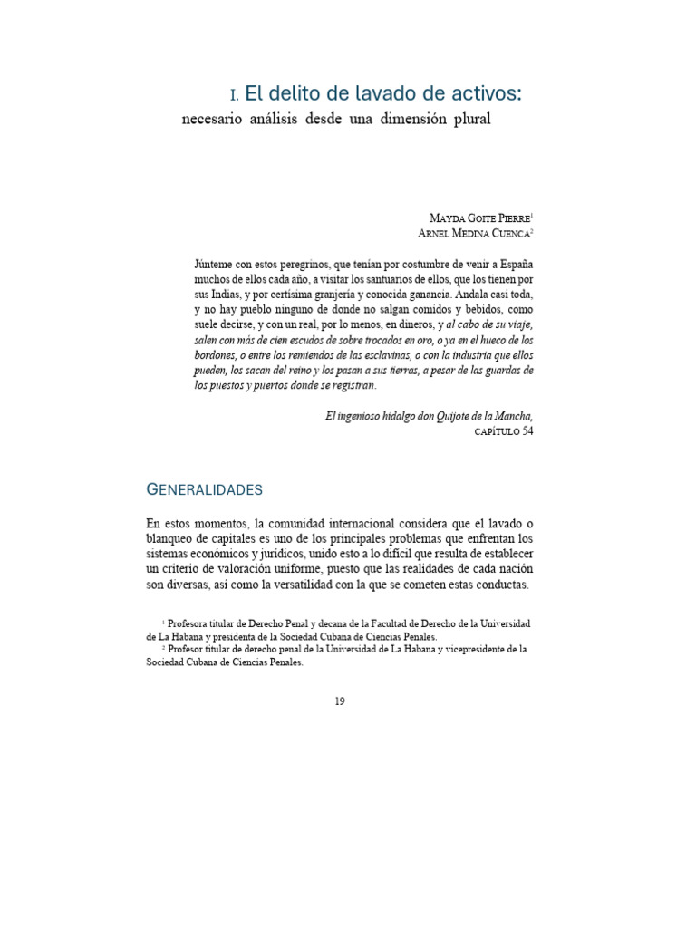Análisis del Lavado de Activos | PDF | Lavado de dinero | Derecho penal