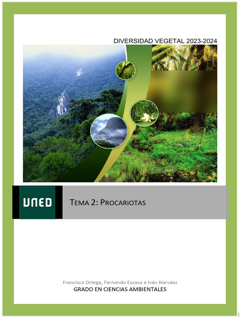 Procariotas: Diversidad y Clasificación | PDF | Las bacterias | Procariota