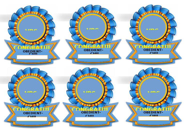 Printable VBS Ribbon Design | PDF
