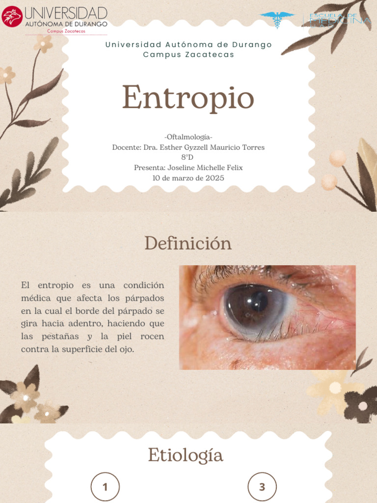 Entropio y Ectropión en Oftalmología | PDF | Medicina CLINICA ...