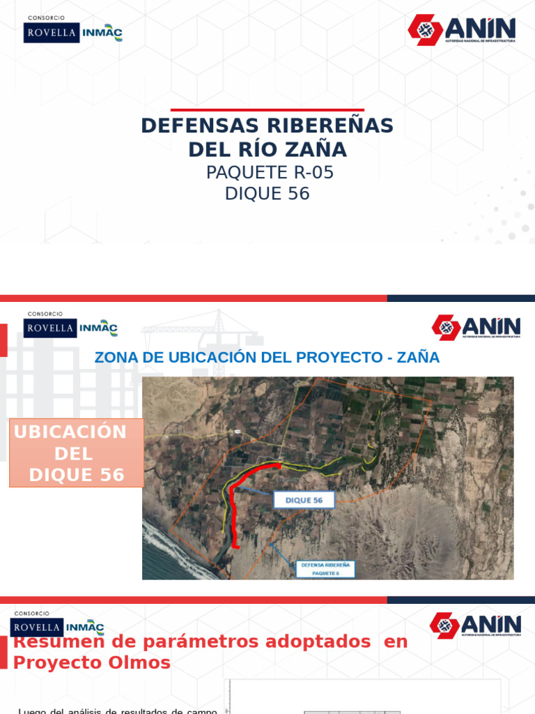 Defensas Ribereñas Dique 56 Zaña | PDF