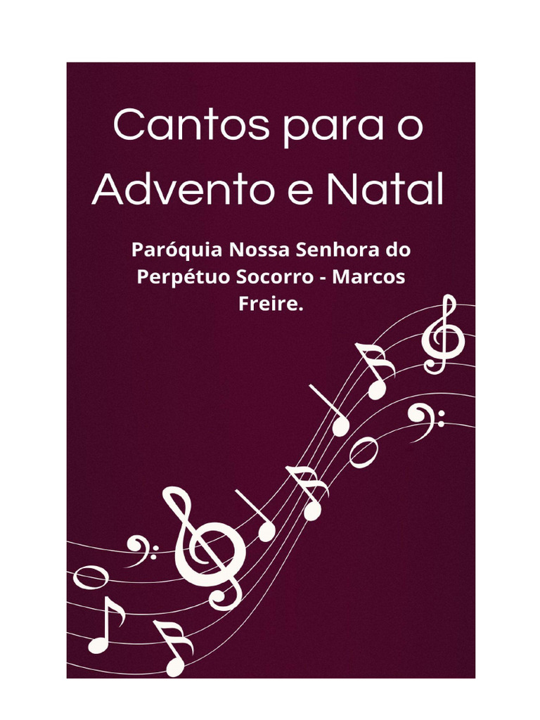 Cantos do Advento e Natal | PDF | Advento | Jesus