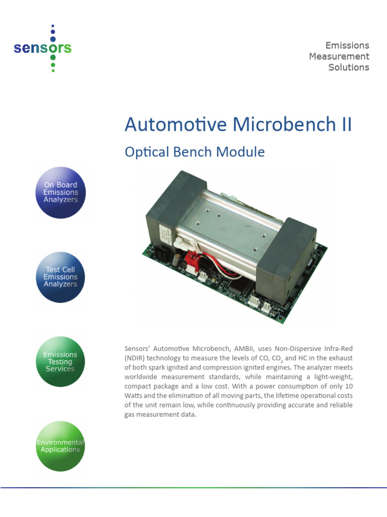 AMBII Automotive Emissions Analyzer | PDF