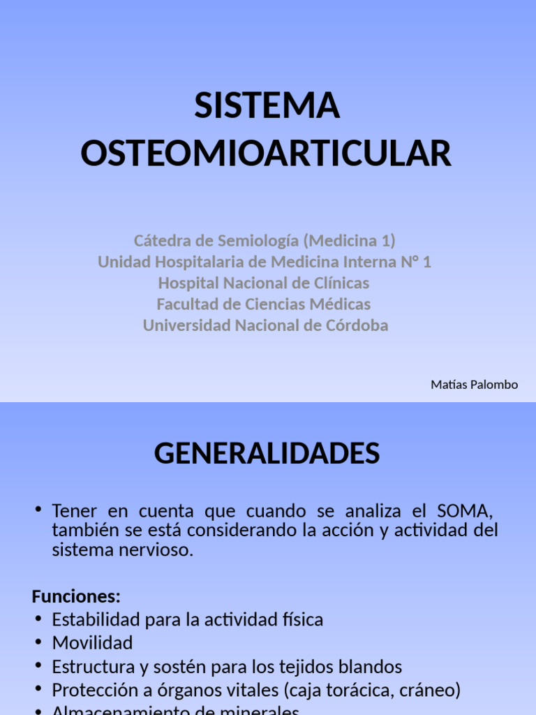 2017 Sistema Osteomioarticular | PDF | Hombro | Rodilla