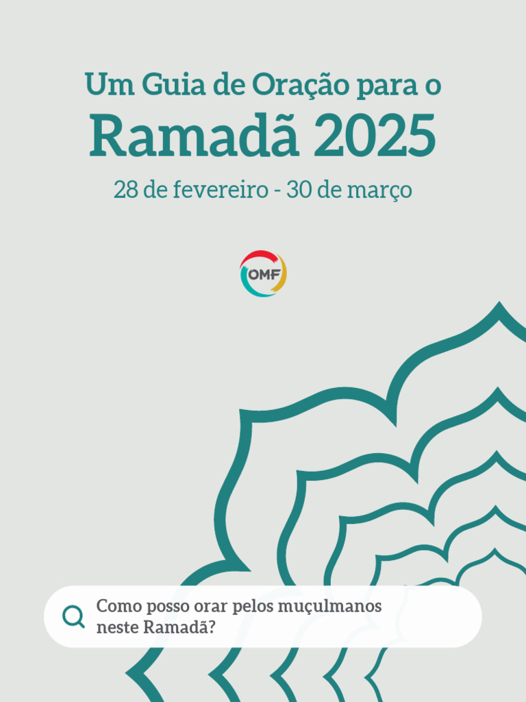 Guia de Oração para o Ramadã 2025 | PDF | Ramadã | Jejum