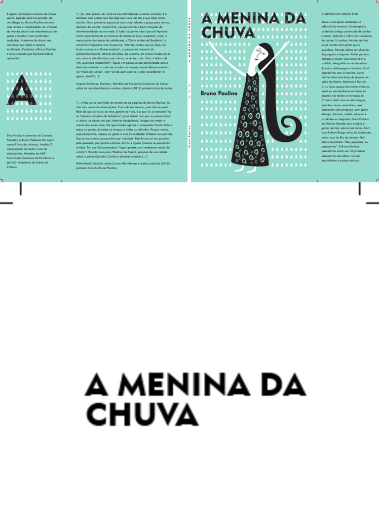 A Menina Da Chuva | PDF | Cães | Amor, image size:768x1024