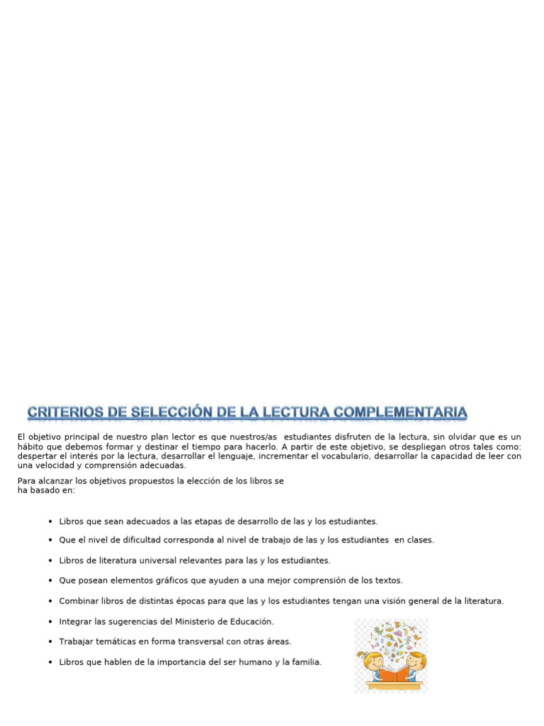 Libros para Octavo Básico 2025 | PDF
