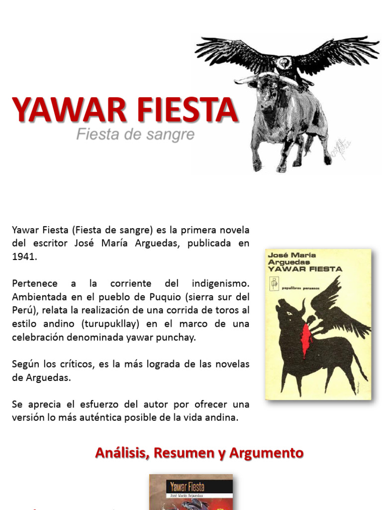 Yawar Fiesta: Tradición y Conflicto | PDF