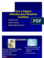 Atitudes Para Resolver Conflitos