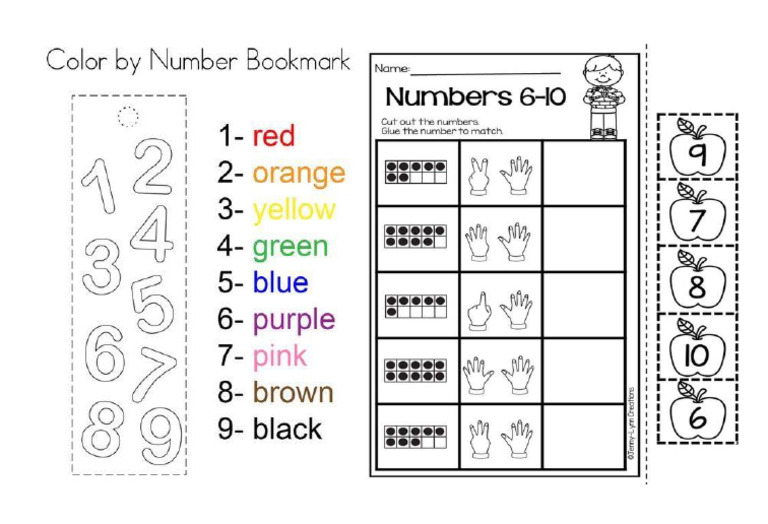 Numbers 6 To 10 | PDF