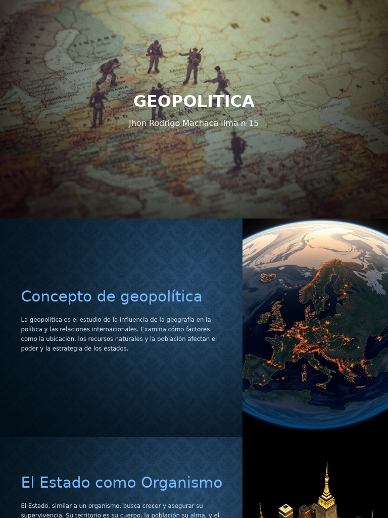 Geopolítica: Poder, Recursos y Conflictos | PDF | Geopolítica ...