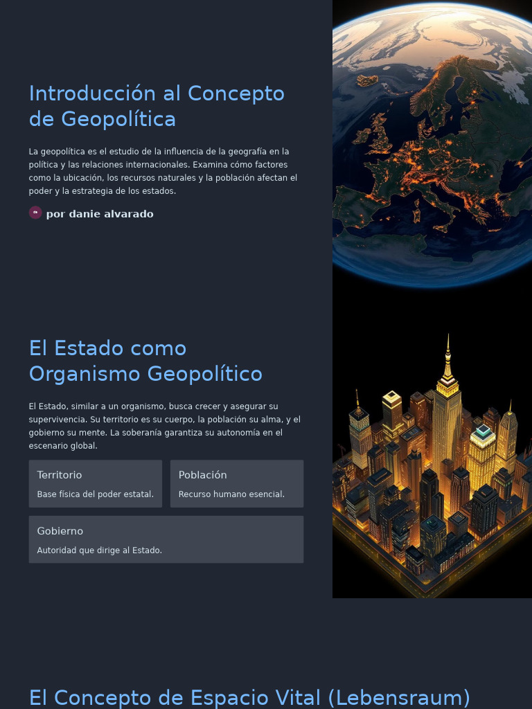 Introduccion Al Concepto de Geopolitica | PDF | Geopolítica | Políticas ...