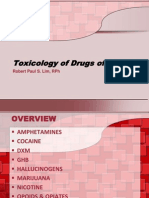 Toxicology of Drugs of Abuse: Robert Paul S. Lim, RPH