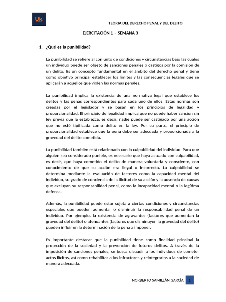 Condiciones y Exclusiones de la Punibilidad | PDF | Derecho penal | Perdón