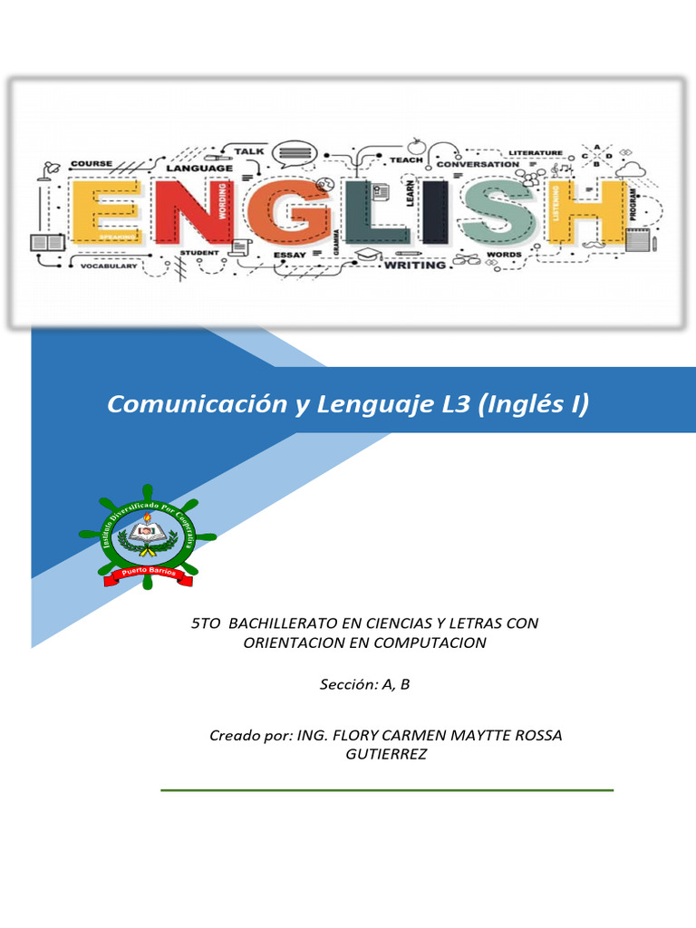 Modulos Ingles 5to Bach Segunda Ii Unidad Pdf