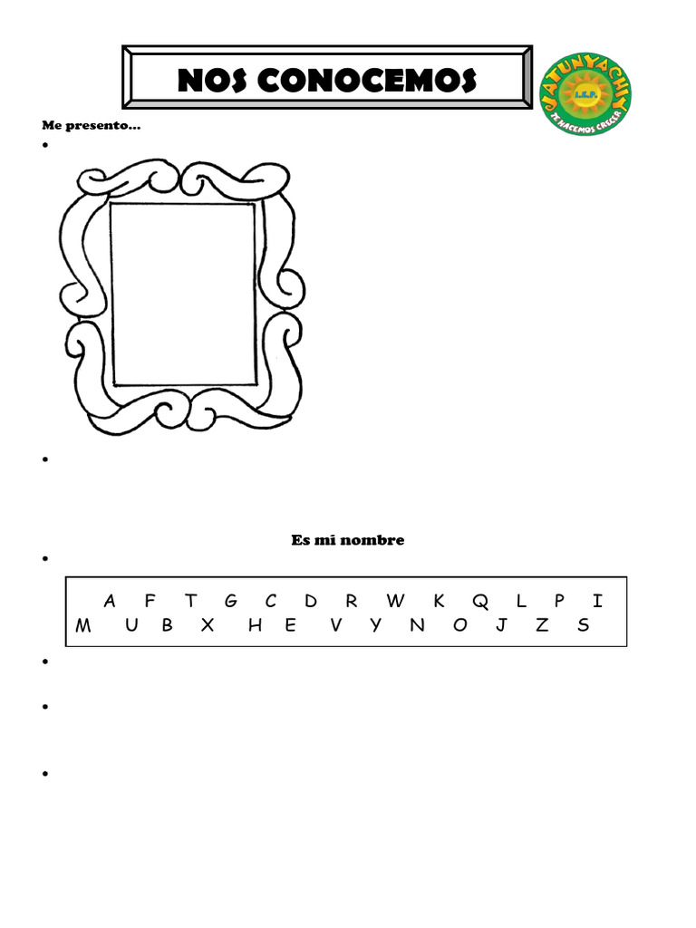 Actividades para Presentarse en Clase | PDF