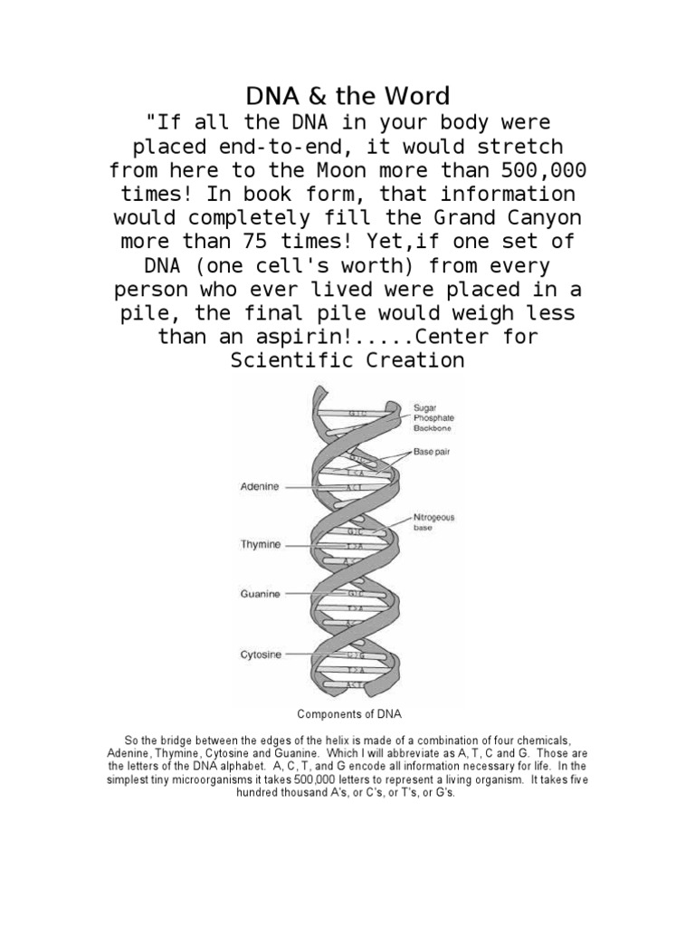 DNA as the Language of Life | PDF