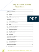 ICRA Learning Materials - Preparing A Formal Survey - Guidelines - 1/10