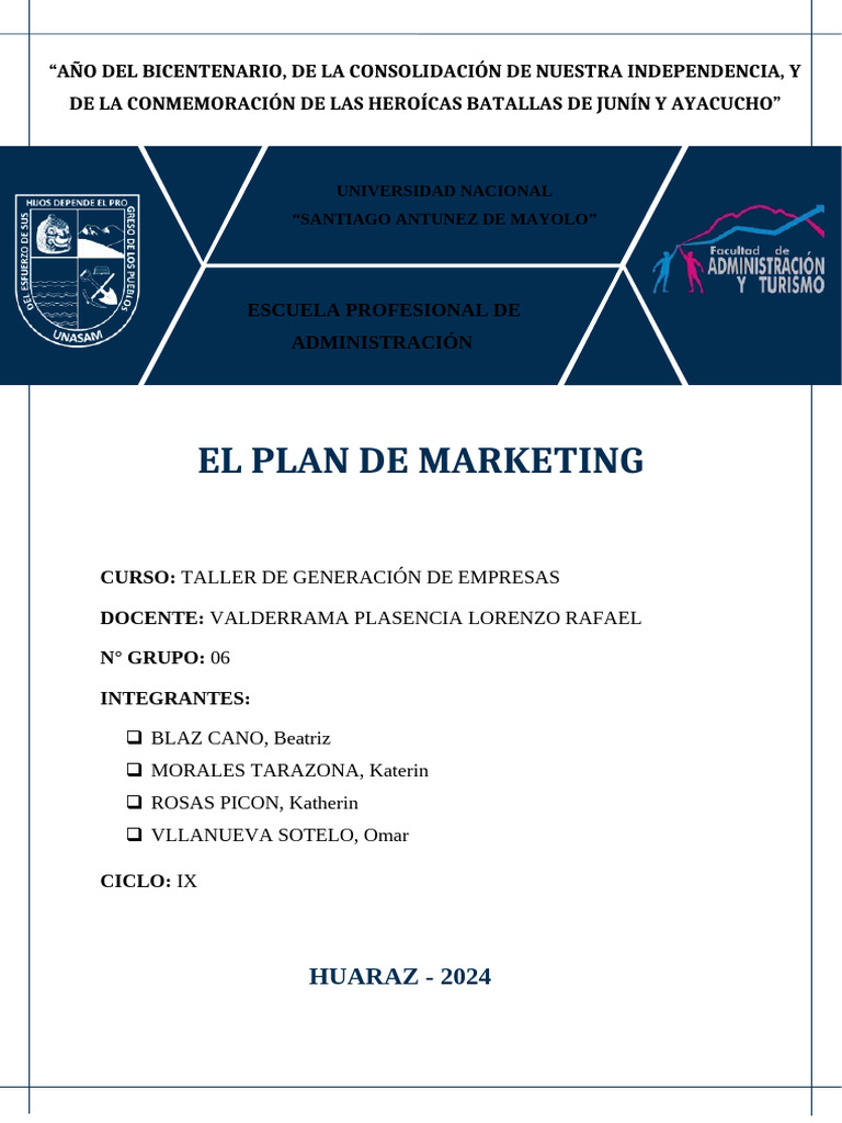 El Plan de Marketing | PDF | Marketing | Segmentación de mercado