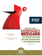 7o Seminario Hispanomexicano