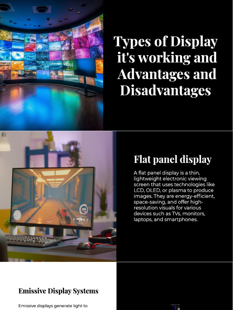 Overview of Flat Panel Displays | PDF | Liquid Crystal Display | Light ...