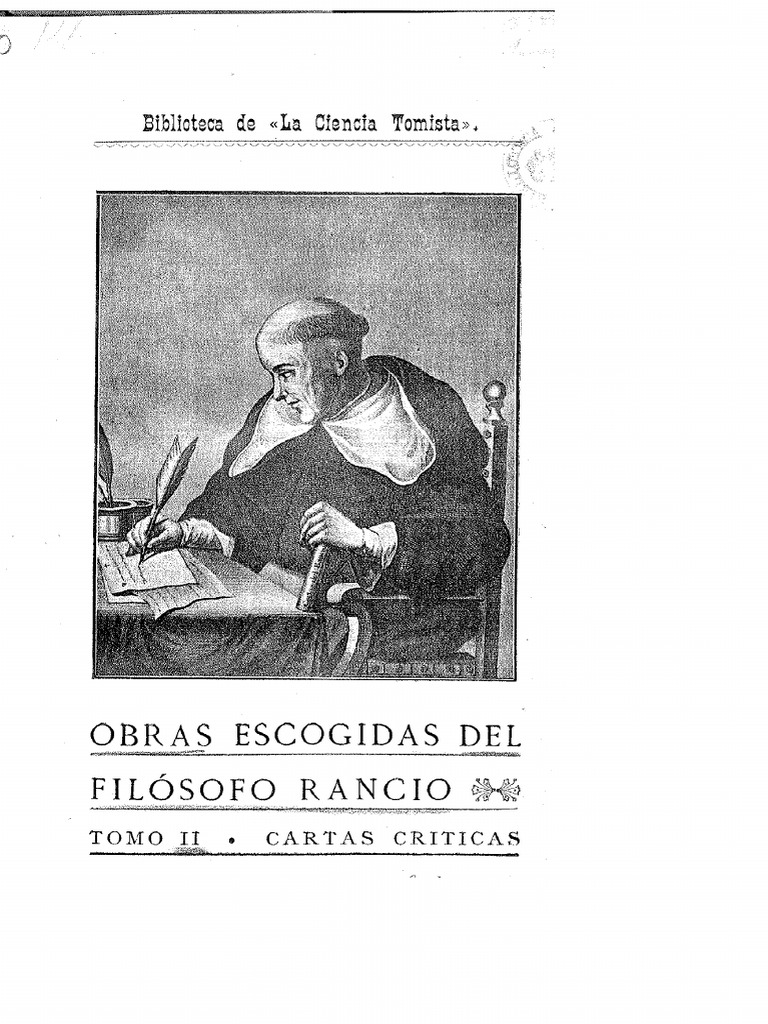 Obras Escogidas Del Filosófo Rancio - Tomo 2 | PDF | Iglesia Católica