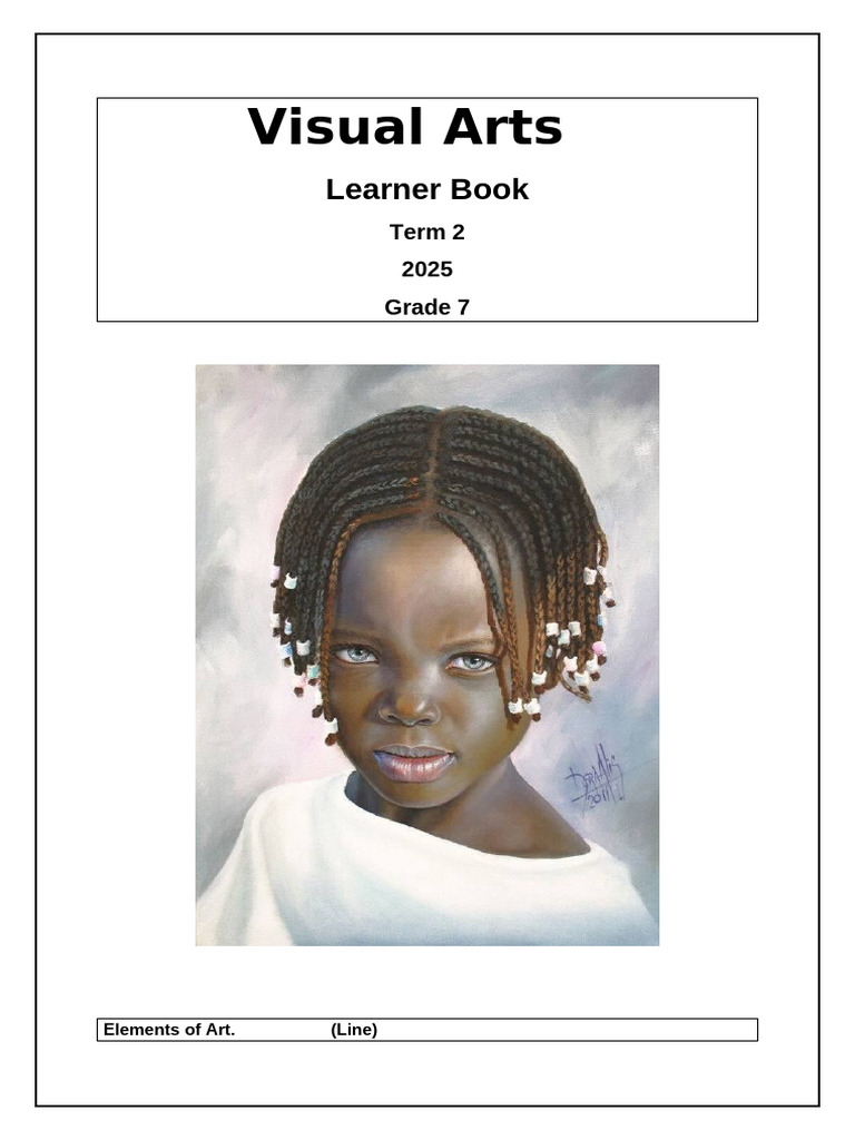Grade 7 Visual Arts Term 2 Workbook | PDF | Drawing | Composition ...