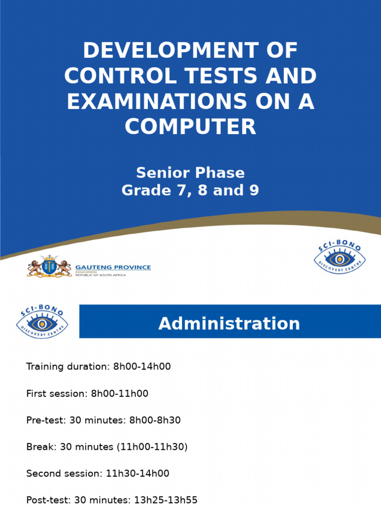 Computer-Based Assessment Training Guide | PDF | Educational Assessment ...
