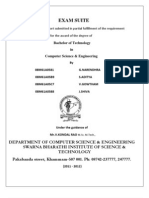 Exam Suite: Bachelor of Technology in Computer Science & Engineering