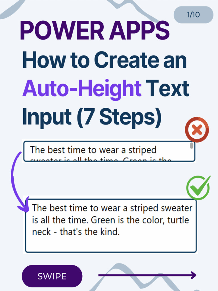 Power Apps - Auto-Height Text Input | PDF