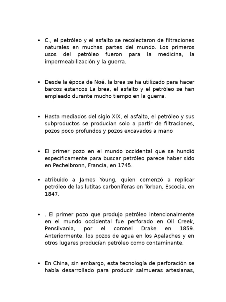 Historia y evolución de la industria petrolera | PDF | Petróleo | OPEP