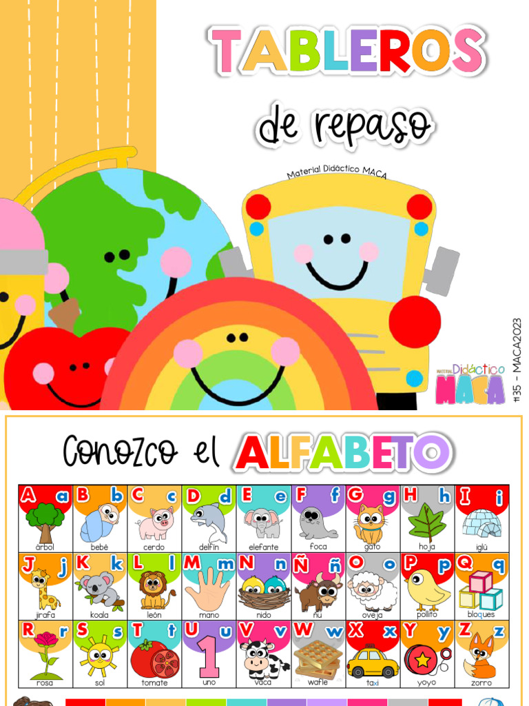 Material Didáctico: Aprendiendo el Alfabeto | PDF