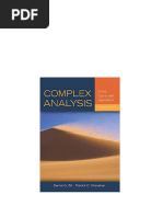 A First Course in Complex Analysis With Applications Solution Manual ...