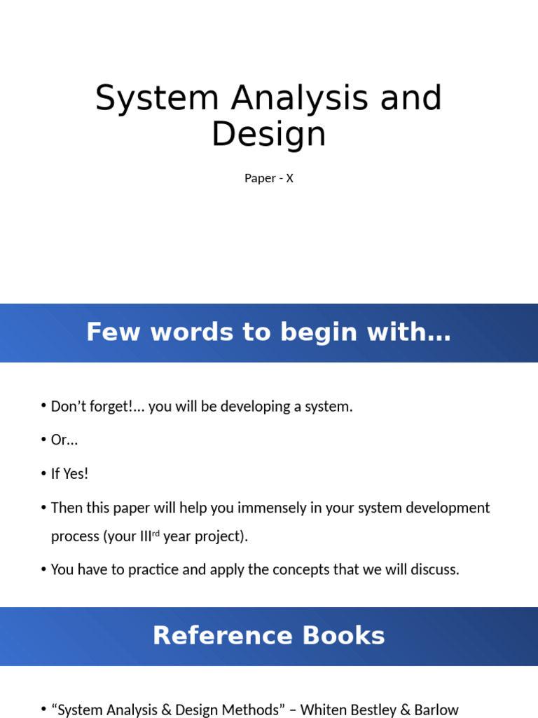 System Analysis and Design Overview | PDF | Present Value | System