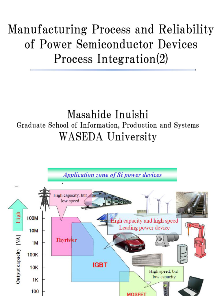 Power Semiconductor Device Manufacturing | PDF | Mosfet | Field Effect ...