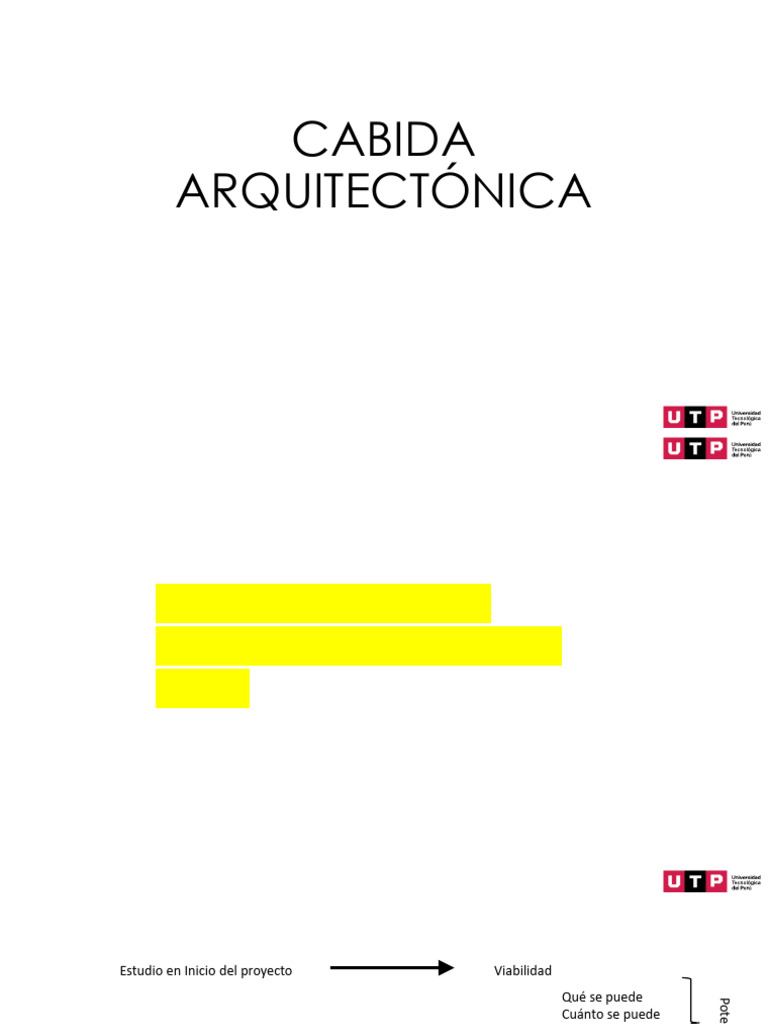 Estudio de Cabida Arquitectónica | PDF | Bienes raíces
