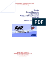 How To Use and Integrate AVR STUDIO With AVR GCC Complier
