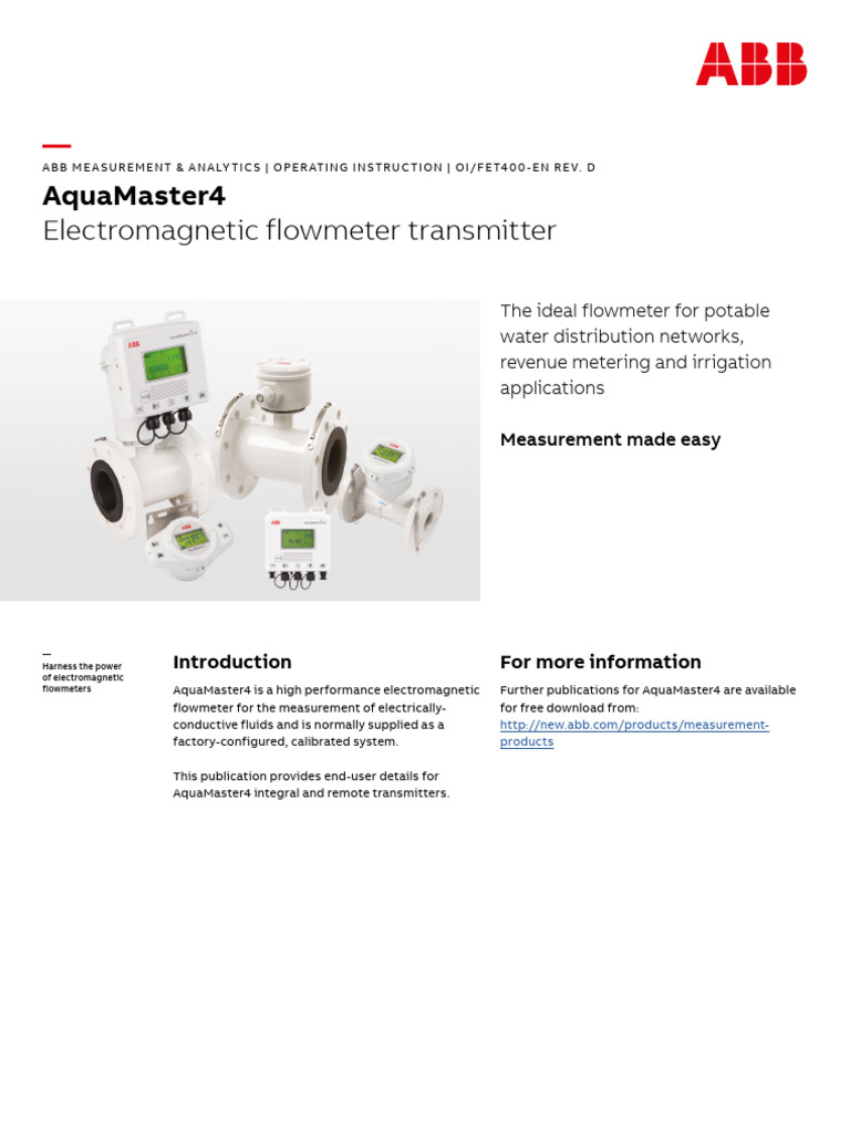 Aquamaster 4 | PDF
