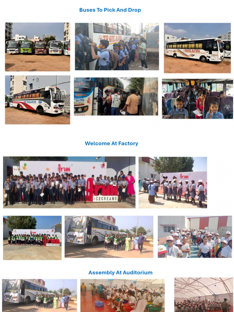 Arun Icecream Factory Visit Glimpse | PDF