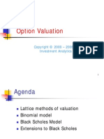 Derivatives - Option Valuation