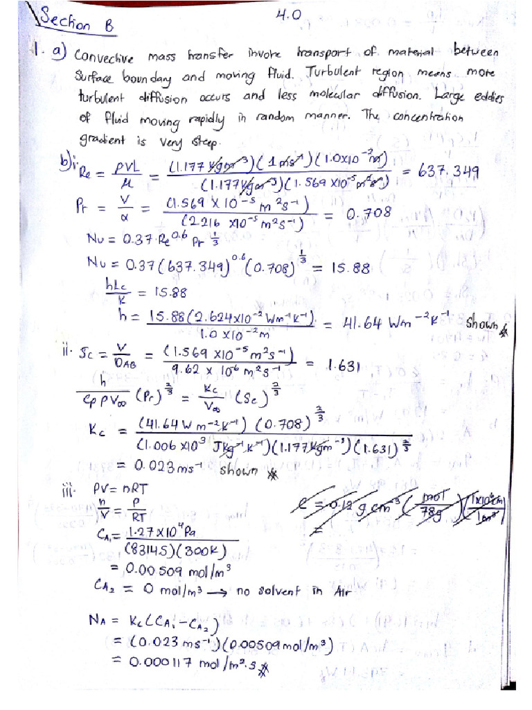 Past Year Answers - Section B | PDF