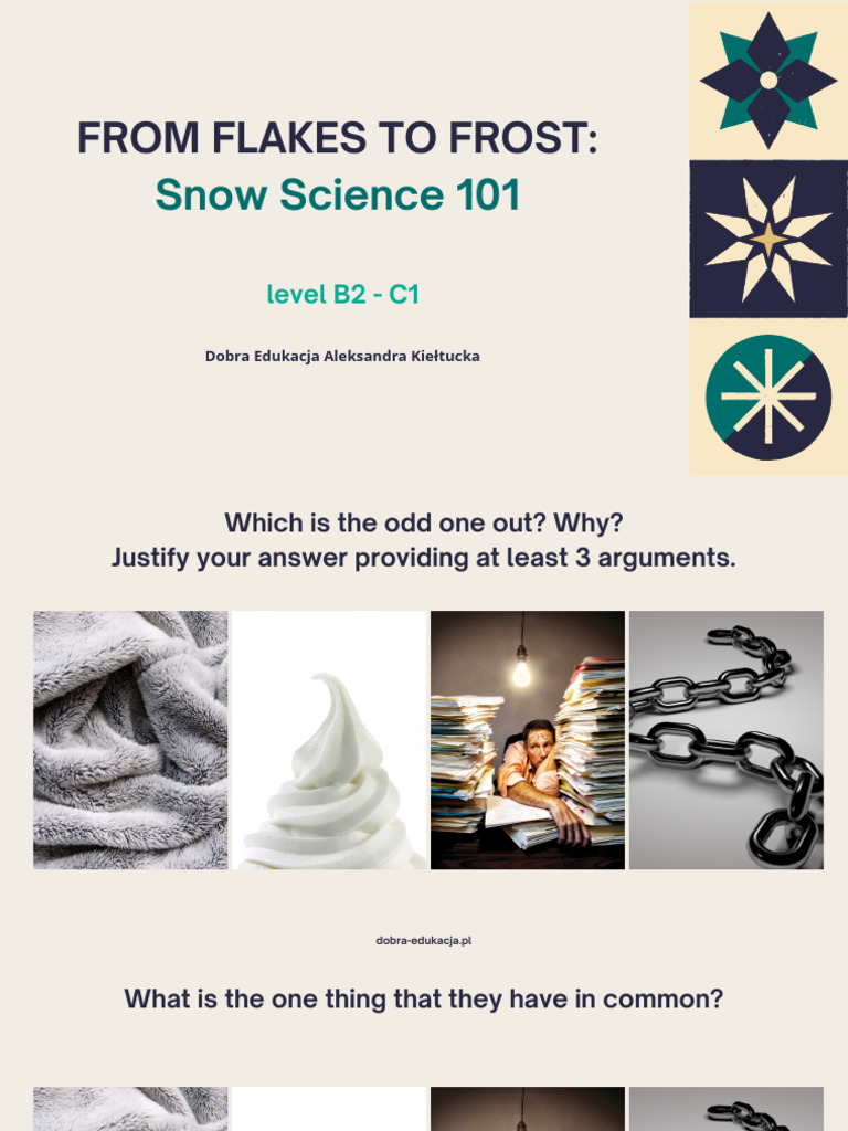 SNOW-science Lesson-Four Free | PDF | Snow | Precipitation